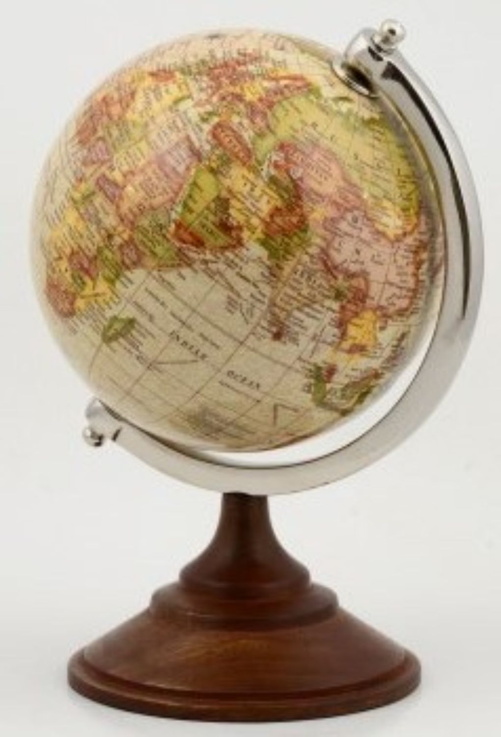 Dünya Haritası Küre - 6 İnç Dekoratif Dünya Haritası
